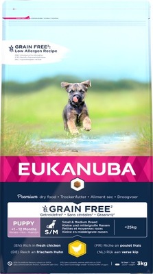 Eukanuba Sucha karma dla szczeniąt Kurczak 12kg