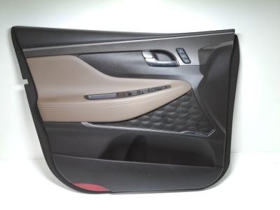 Hyundai santa fe iv обшивка обивка дверь перед передняя левая коричневая фото №1