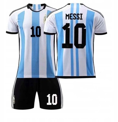 MESSI ARGENTYNA - Strój Komplet Piłkarski - r.134