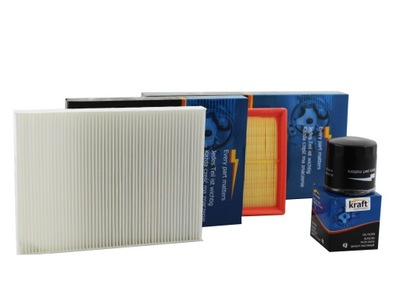 Набор 3 фильтров kraft renault modus 1.2 16v фото №1