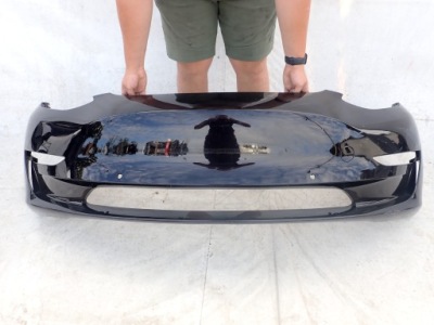 Tesla 3 iii 17- pdc бампер перед передній фото №1