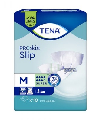 Tena ProSkin Slip Super OTC Pieluchomajtki rozmiar M, 10 sztuk