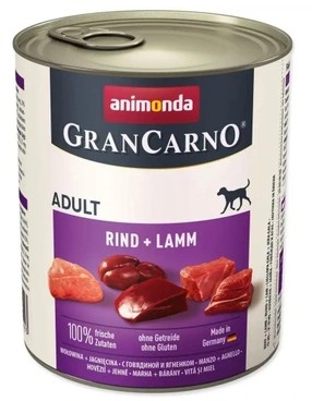 Animonda GranCarno 800g Wołowina Jagnięcina