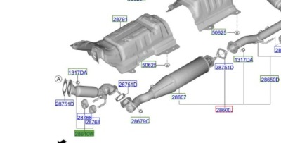 Гасник передній kia proceed 20-25 фото №1
