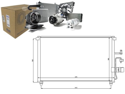 CONDENSADOR RADUADOR DE ACONDICIONADOR NISSENS 8313013 3  