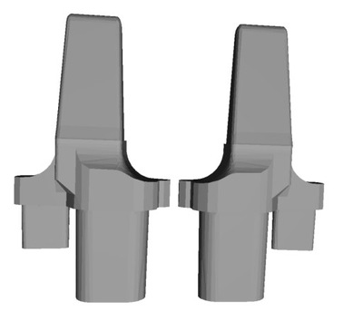 Volvo v50 направляющая шторка направляющая блокировка левая+ pr фото №1