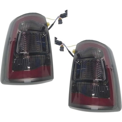 Лампи led задні чорні dodge ram 1500 2009-2018 фото №1