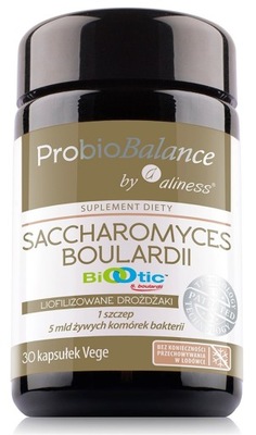 Aliness ProbioBalance Probiotyk Saccharomyces Boualardii 30 kapsułek Vege