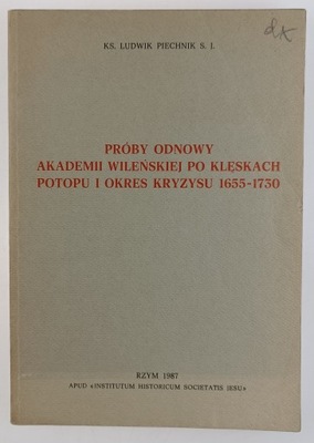 róby odnowy akademii wileńskiej po klęskach...