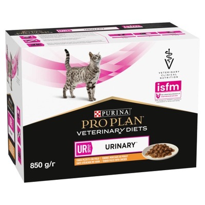 PURINA VETERINARY DIETS UR URINARY KURCZAK 10x85g