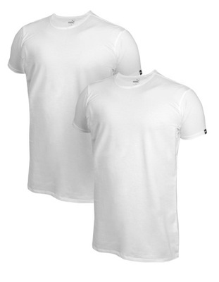 T-shirt Puma Round N. 2-pack 907307 02 r. XL biały