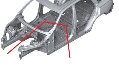 Чверть лонжерон передня ліва bmw x5 f15 фото №1