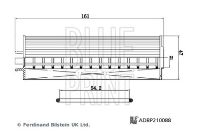 Filtr oleju ADBP210103