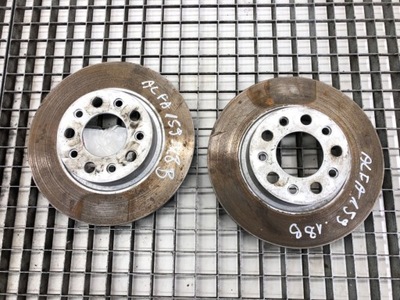 Тормозные диски тормозные задняя комплект alfa romeo 159 05-12 фото №1