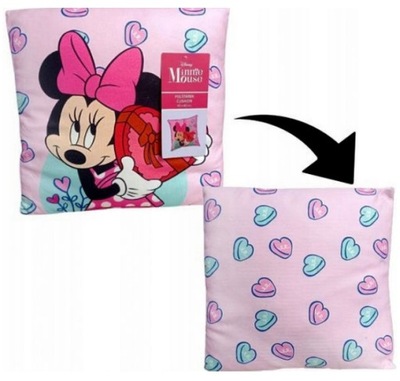 MYSZKA MINNIE PODUSZKA DLA DZIECI MINI MOUSE MIKI DZIECIĘCA JASIEK RÓŻOWY