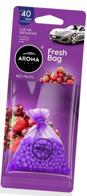 AROMA CAR ZAPACH DO COCHE ODSWIEZACZ SUJECIÓN FRESH BAG NUEVO RED FRUITS  