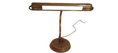 Lampa mosiężna zabytkowa biurkowa niemiecka