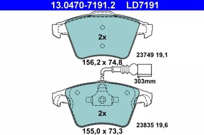 Klocki hamulcowe LD7191