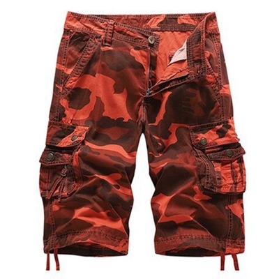New Summer Men Overalls Camouflage Middle Pants Ma