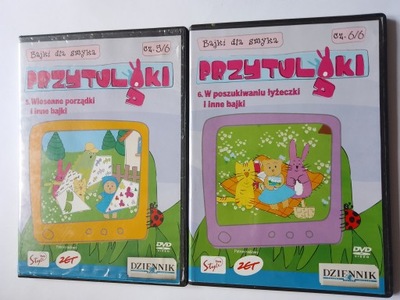 Przytulanki bajki dla smyka część 5 i 6 2 szt. DVD