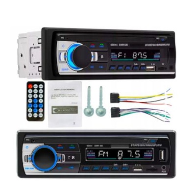 RADIO DE AUTOMÓVIL 1DIN BLUETOOTH MICRÓFONO USB SD  