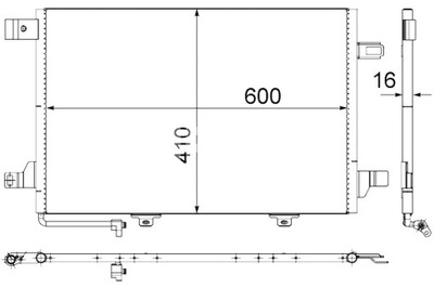 KONDENSATORIUS AUŠINTUVAS KONDICIONAVIMO MERCEDES A W169 B W245 