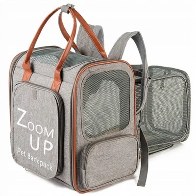 TRANSPORTER DLA KOTA TORBA TRANSPORTOWA PLECAK REGULOWANY