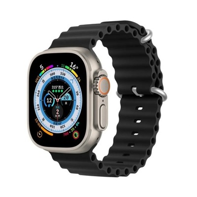 DUX DUCIS Ocean Wave - sportowy pasek silikonowy do Apple Watch 42/44/45mm