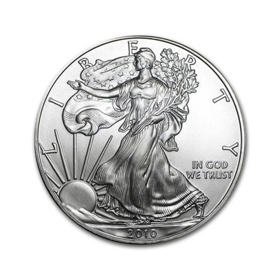 Amerykański Orzeł 1 uncja oz srebra Srebrna Moneta 2010