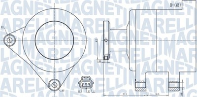 MAGNETI MARELLI 063731999010 ГЕНЕРАТОР