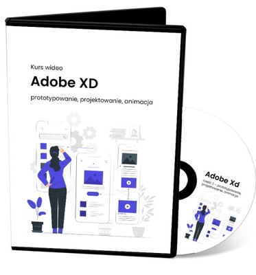 Kurs Adobe XD cz.2 prototyp projekt animacja - DVD