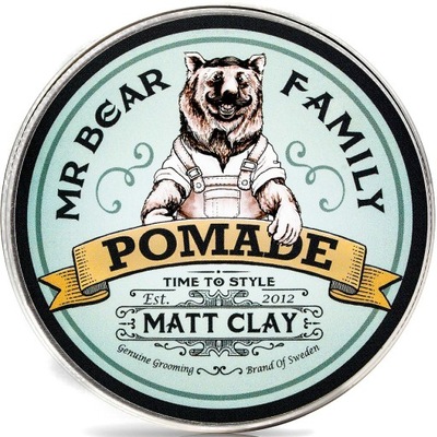 Mr Bear Family matowa pomada do włosów Springwood Matt Clay Pomade 100g