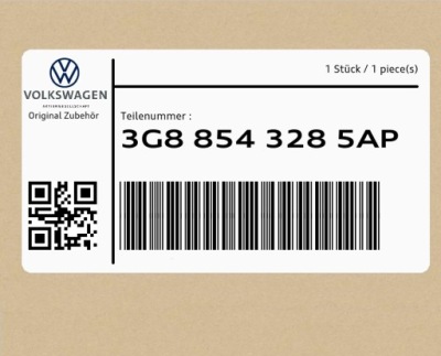 Отражатель wody чёрный 3g88543285ap vw arteon фото №1