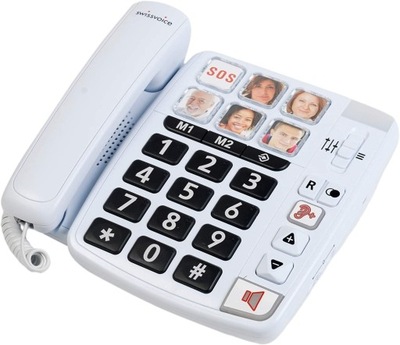 Telefon przewodowy stacjonarny Swissvoice ATL1418644 Xtra 1110 (I)