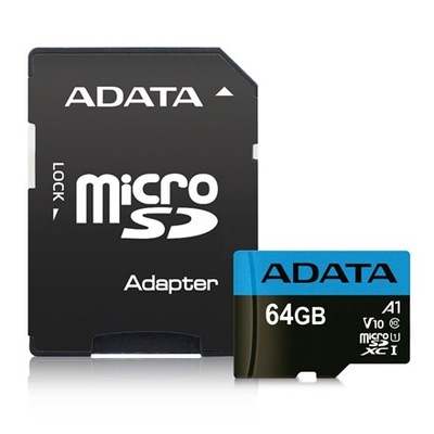 ADATA Premier UHS-I 64 GB, MicroSDXC, Flash memory
