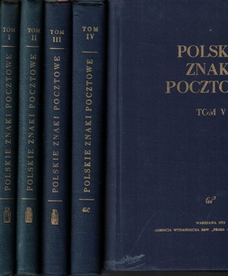 Polskie znaki pocztowe tomy 1-5