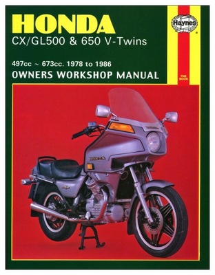 HONDA CXGL500 & 650 V-TWINS (1978-1986) MANUAL REPARACIÓN HAYNES 24H  
