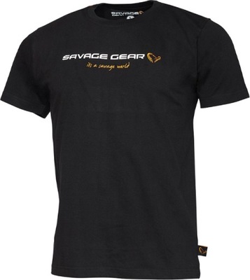 Koszulka Savage Gear Junior T-Shirt 10-12 Black