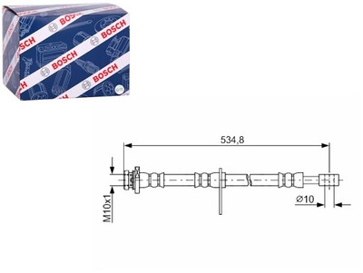 CABLE DE FRENADO ELÁSTICO PARTE DELANTERA L SUZUKI GRAND VITARA II 1.6-3.2  