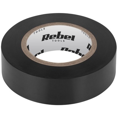 Rebel Taśma izolacyjna (0,13 mm x 19 mm x 20 yd) czarna NAR0415