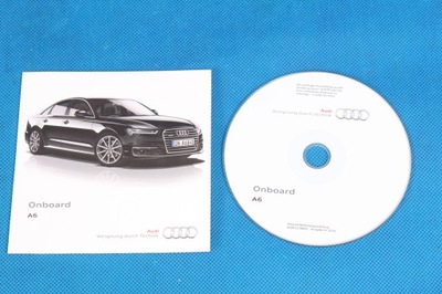 AUDI A6 C7 РЕСТАЙЛ ПЛИТА CD ІНСТРУКЦІЯ ОБСЛУГОВУВАННЯ 2017R 4G0012788QC