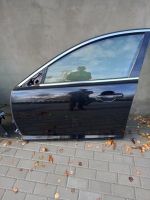 Двері лівий перед jaguar xf lift чорні фото №1