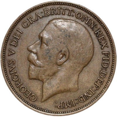 Wielka Brytania 1 penny 1913 Jerzy V