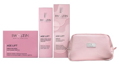 Iwostin Age Lift Krem na noc skóra sucha + serum + krem pod oczy