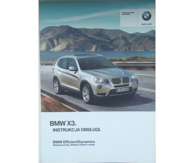 BMW X3 F25 2010-2014 POLSKA LIBRO MANTENIMIENTO KOLOROWA ORIGINAL BMW 2012 AÑO  