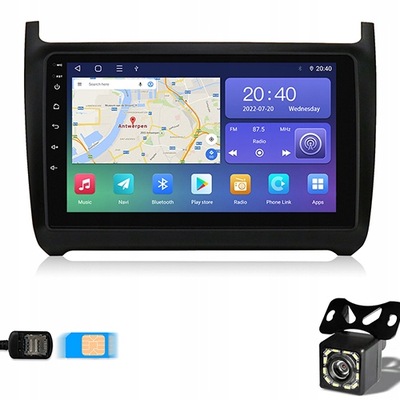 RADIO GPS BT ANDROID VW POLO 2008-2020 SIM 4/32GB  