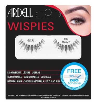 Ardell Wispies 603 Black Rzęsy na pasku