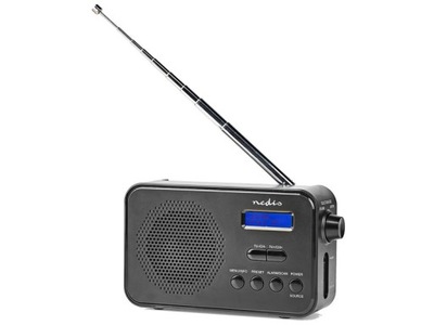 Radio NEDIS RDDB1000BK DAB+ FM Czarny