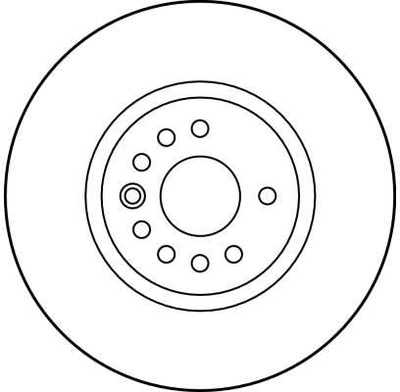 DISCO DE FRENADO OPEL VECTRA B 95-02 DF2778S TRW TRW DF2778S DISCO DE FRENADO  