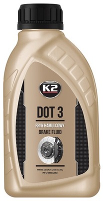 K2 DOT 3 DOT3 PŁYN HAMULCOWY 500ml 0,5L T103